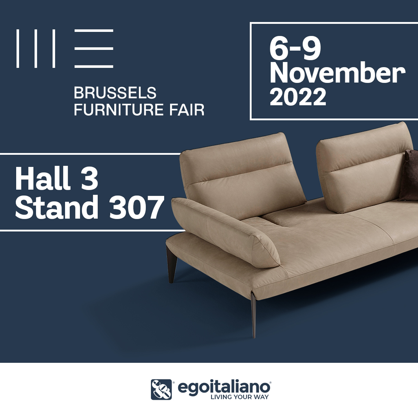 Brussels Furniture Fair 2022 Egoitaliano