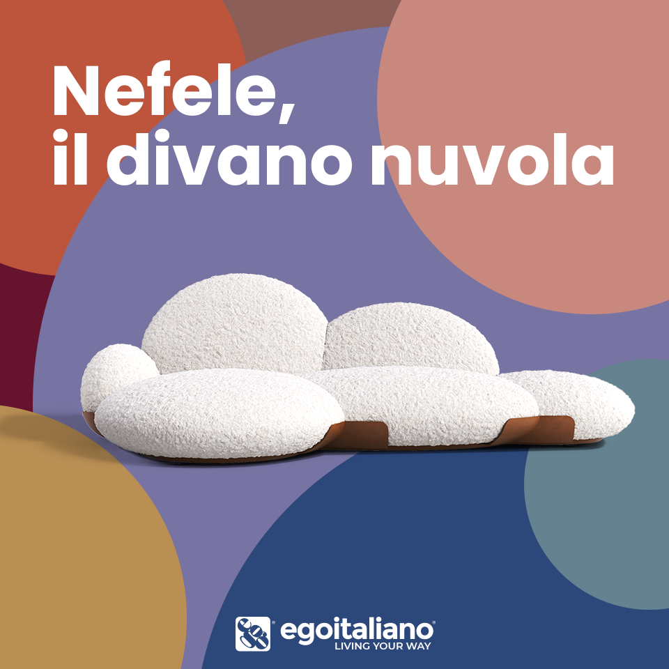 egomag egoitaliano Divano Nefele: la novità di design presentata al Salone del Mobile.Milano 2023