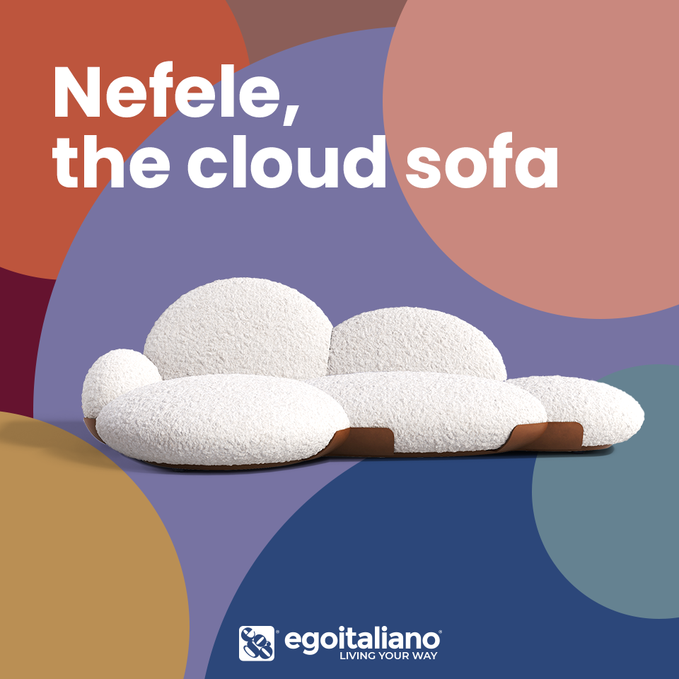 egomag egoitaliano Nefele sofa: the design news presented at the Salone del Mobile.Milano 2023