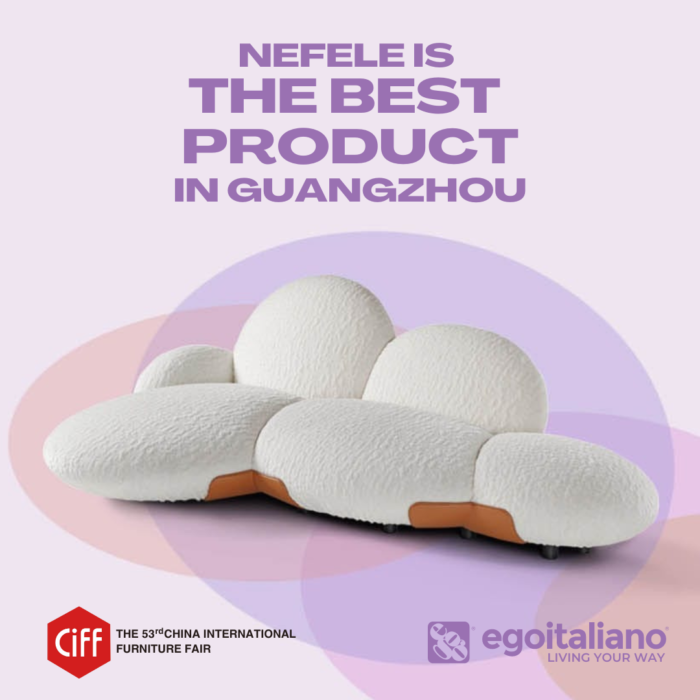 egomag egoitaliano Nefele, cloud-shaped sofa by Egoitaliano, wins again in China