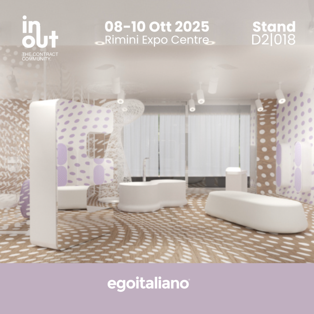 egomag egoitaliano Egoitaliano: una nuova collezione contract in anteprima a InOut The Hospitality Community 2025