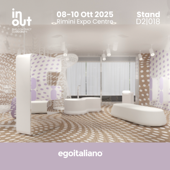 egomag egoitaliano Egoitaliano: una nuova collezione contract in anteprima a InOut The Hospitality Community 2025